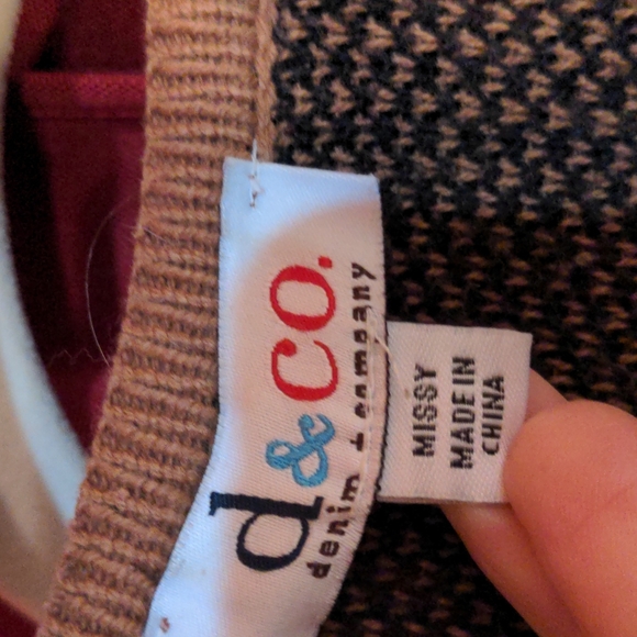 Brown and Black Plaid Cape/Cardigan - Picture 5 of 7